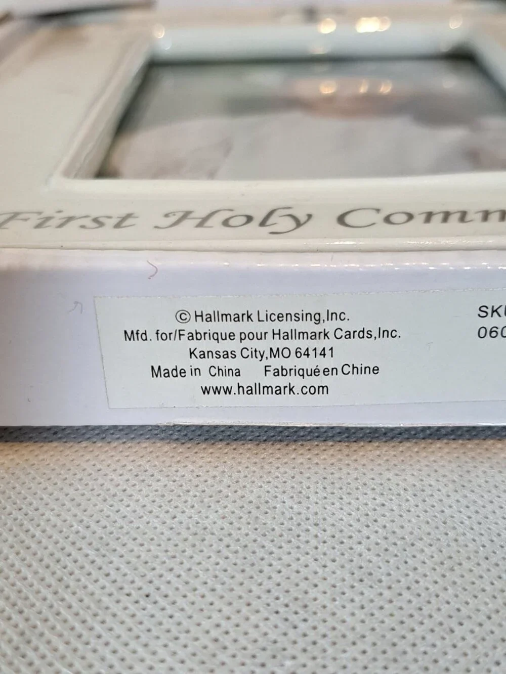 VHALLMARK First Holy Communion Religious White Ceramic 6